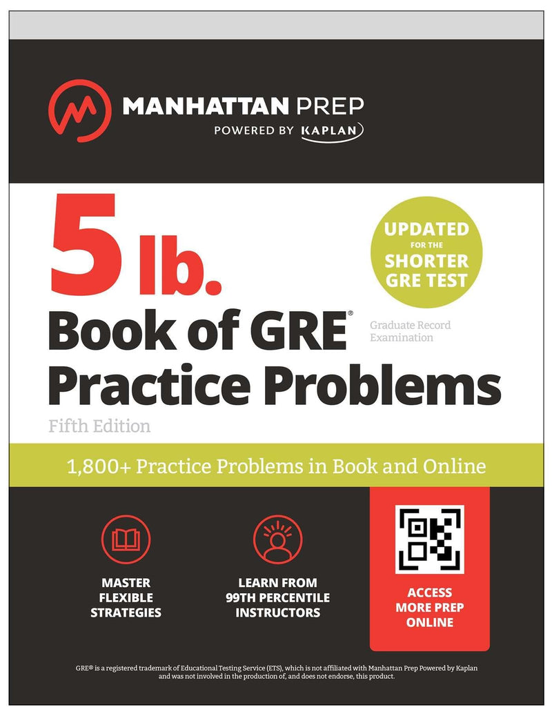 5 lb. Book of GRE Practice Problems
