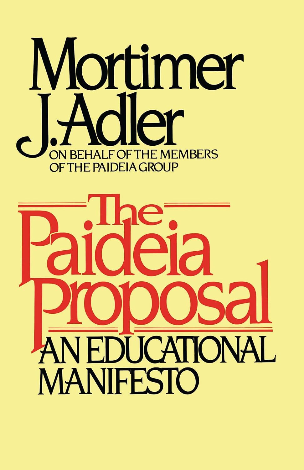 The PAIDEIA PROPOSAL