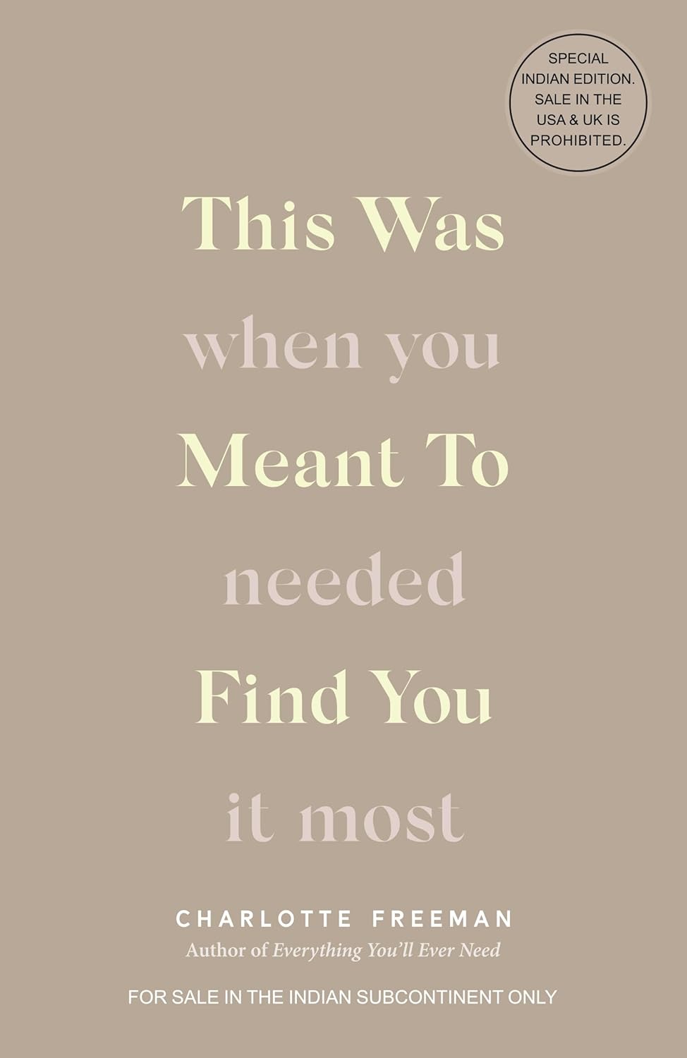 This Was Meant to Find You When You Needed It Most