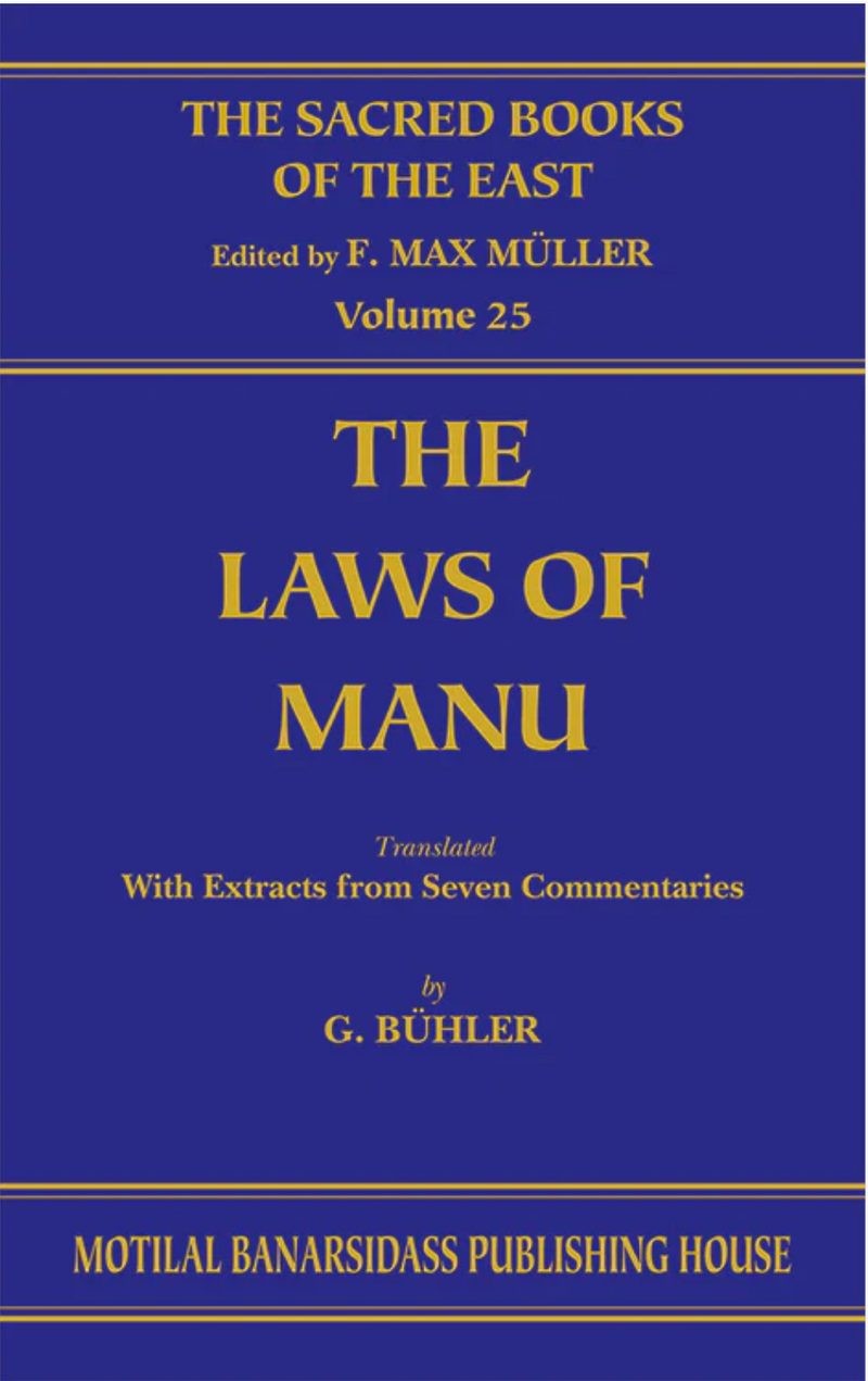 The Laws of Manu (SBE Vol. 25)