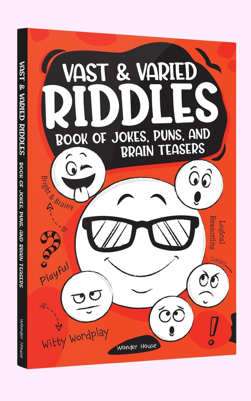 Vast and Varied Riddles Book of Jokes, Puns, and Brain Teasers